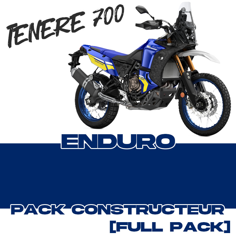 BAG-FVPEN-D0-02 : Pacchetto Enduro Bianco Yamaha World Raid/Rally Yamaha Ténéré TNR700