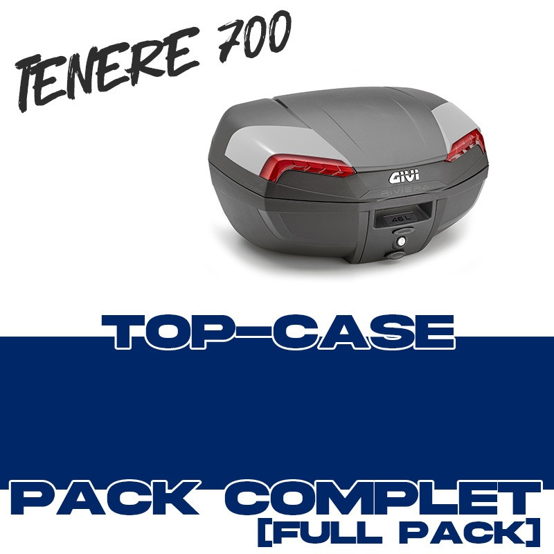 PACK-E46-2 : Topcase-Set Givi E46 Riviera 2025-2026 Yamaha Tenere 700 TNR