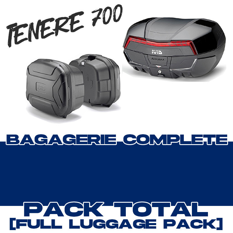 PACK-V58-TRK35-2 : Pack completo Givi V58 Maxia5 + Trekker Lite 35LT 2025-2026 Yamaha Tenere 700 TNR