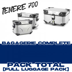 PACK-OBKEV58-48-A-2 : Pack complet Givi Trekker Outback Evo Smart 58LT-48LT Alu 2025-2026 Yamaha Tenere 700 TNR