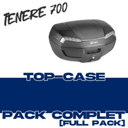 PACK-E46-1 : Paquete Top case Givi E46 Riviera Monolock® Yamaha Tenere 700 TNR