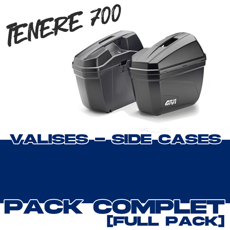 PACK-E22-1 : Pack valises latérales Givi E22 2019-2024 Yamaha Tenere 700 TNR
