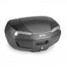 Top case Givi E46 Riviera Monolock®
 Colores-Negro / catadióptricos plateados